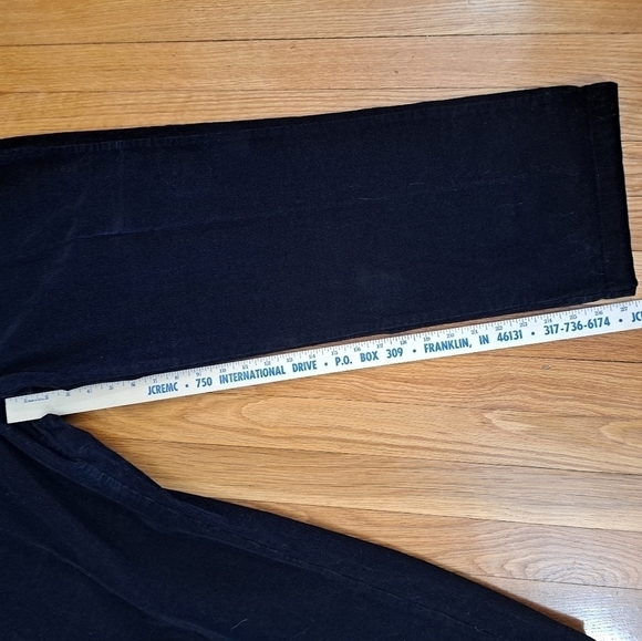 Haggar Men's Corduroy Pants Size 36x29 Black 4 Pockets Pleated Cotton Office - Picture 7 of 8